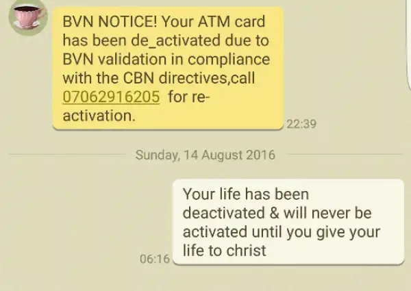 See this hilarious reply to 419